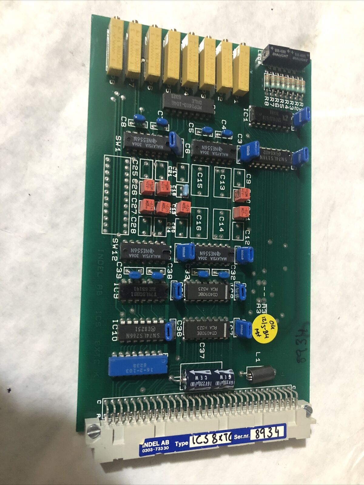 Indel Ab Ics 8Xtc K, 8Xtc L Pcb Control Board,Bl,Db