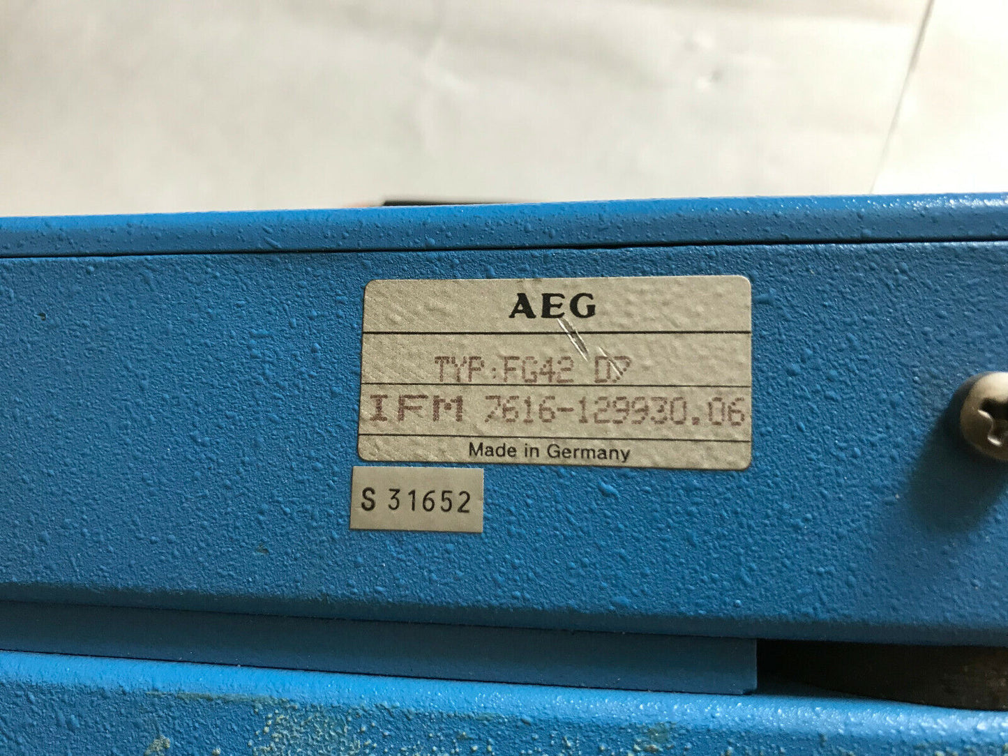 Aeg Fg42 D7 Optical Photo Electric Sensor,Lense,Ifm 7616-129930.06,Fg42 07,Tg