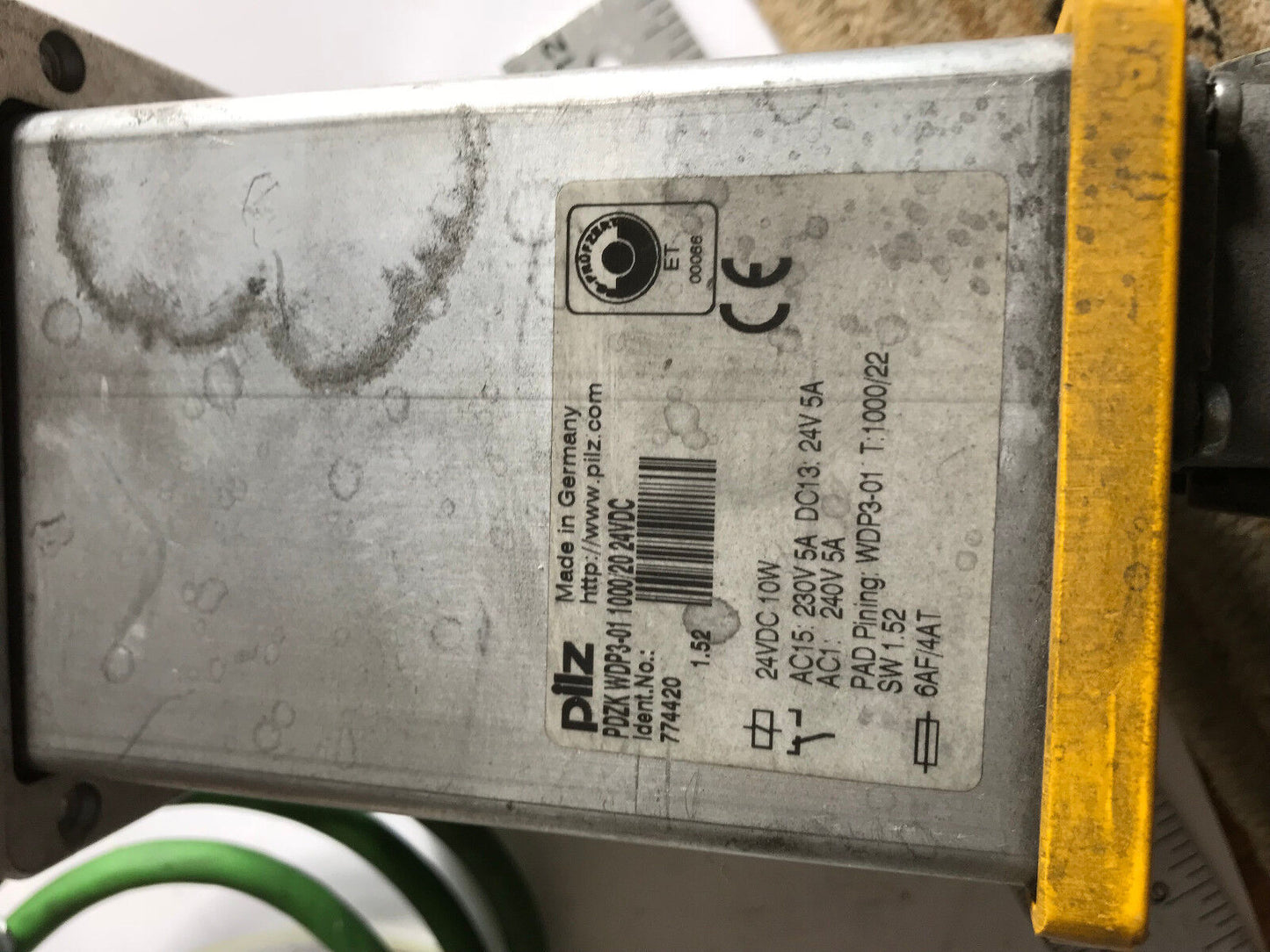 Pilz Pdzk Wdp3-01 1000/20 24Vdc Harting Pdzk Wdp3-01 Safety Relay,Em