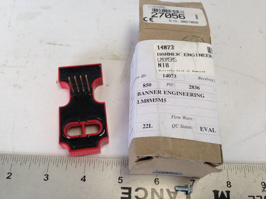 New Lm8m5m5  Banner Engineering Lm8m.5M.5 Logic Module, Part # 19455  Bj