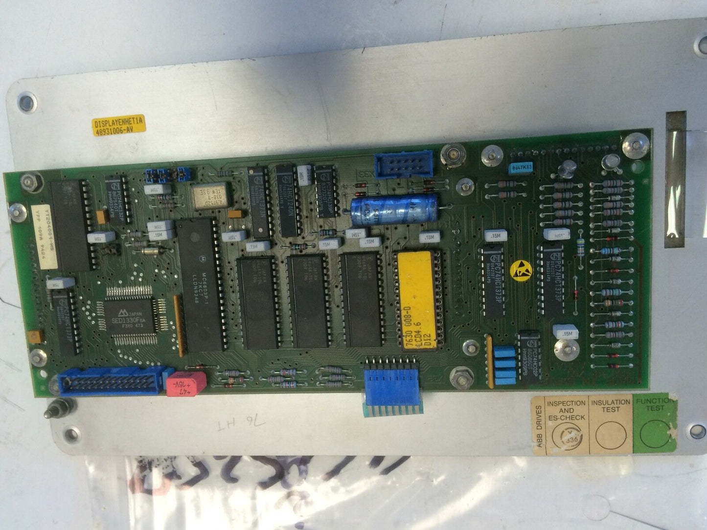 Abb Display/Keyboard Assembly 48931006-Av,Yt204001-Hs,2668 184-763 Asea,Te