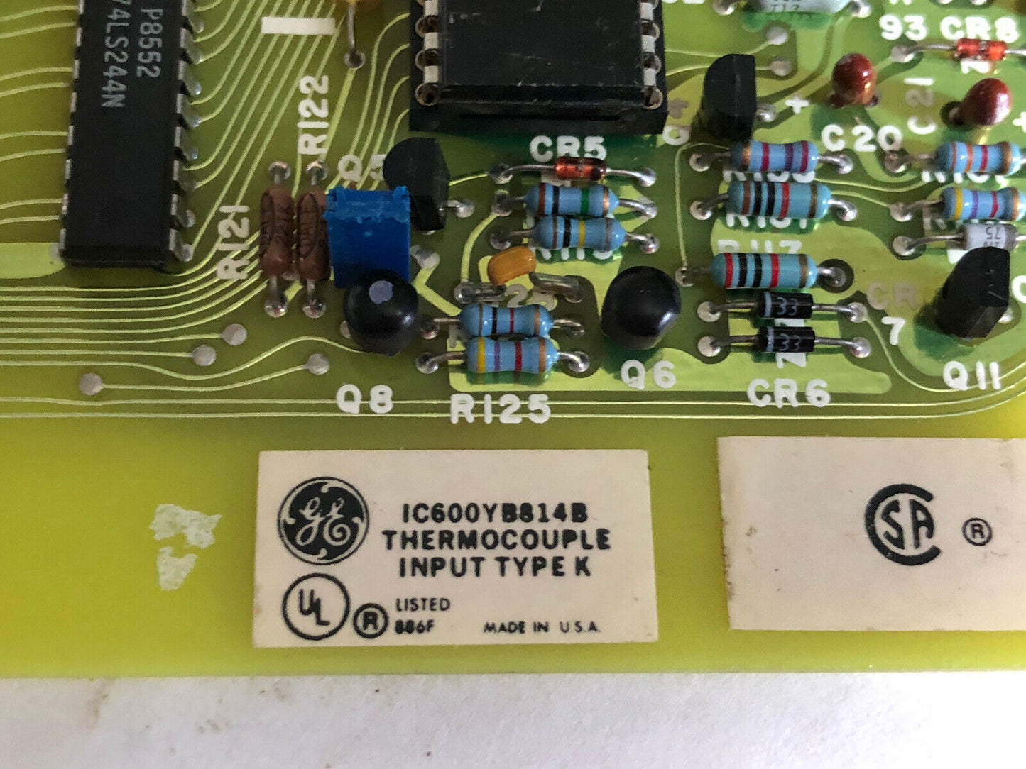 General Electric Ic600yb814b,Ge 44A717162-012,Ge 44A717162-01 Input Module,Cy
