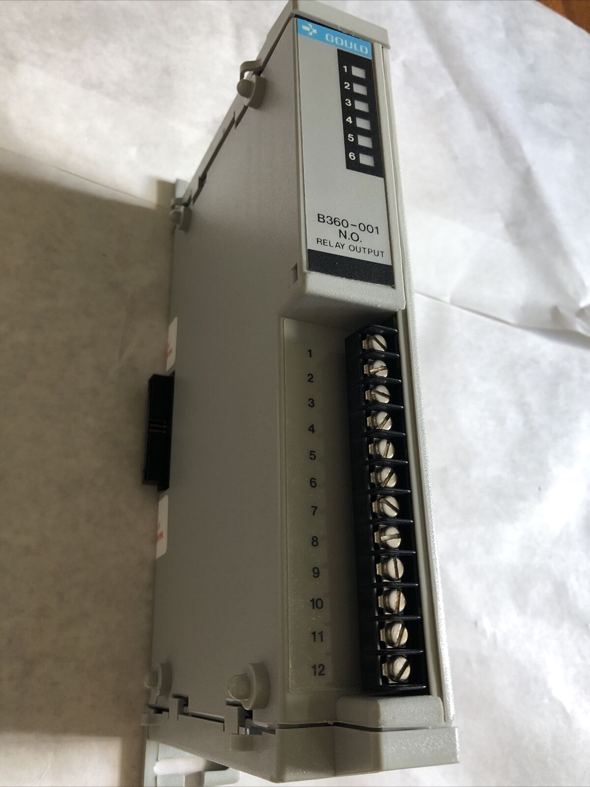Gould B360-001 N.O. Realy Output Module 6Point Relay Asb360001,Ba
