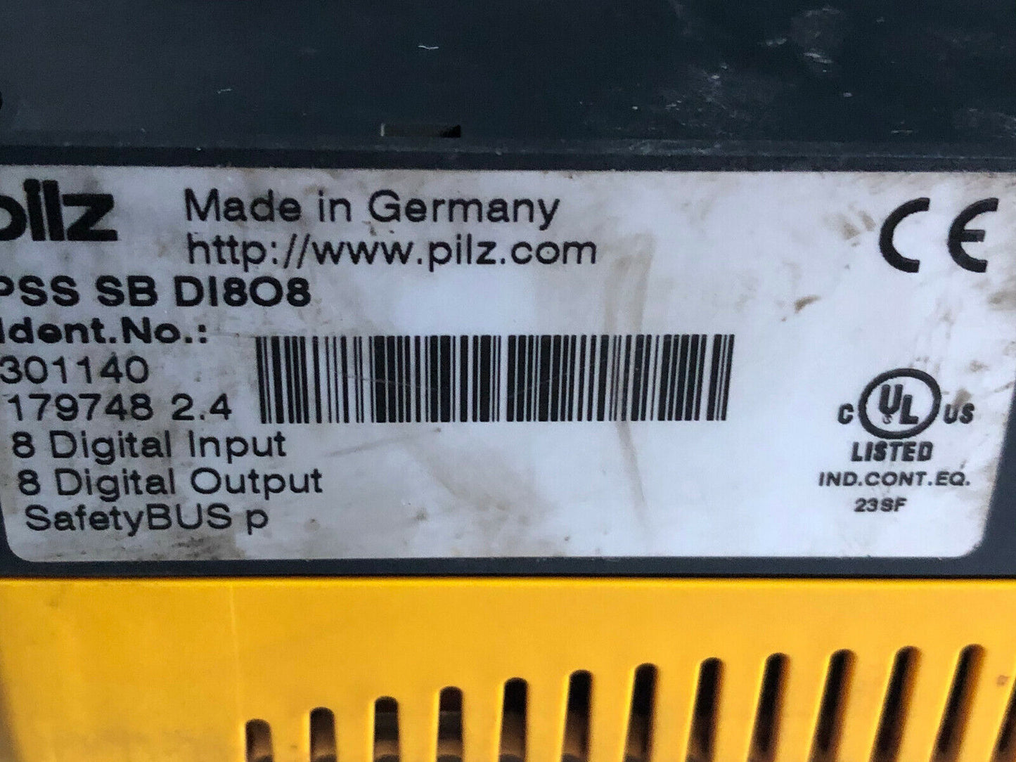 Pliz Pss Sb Di8o8,Pliz Pss Sb Di808,301140 Safetybus Digital Input Output, Sv