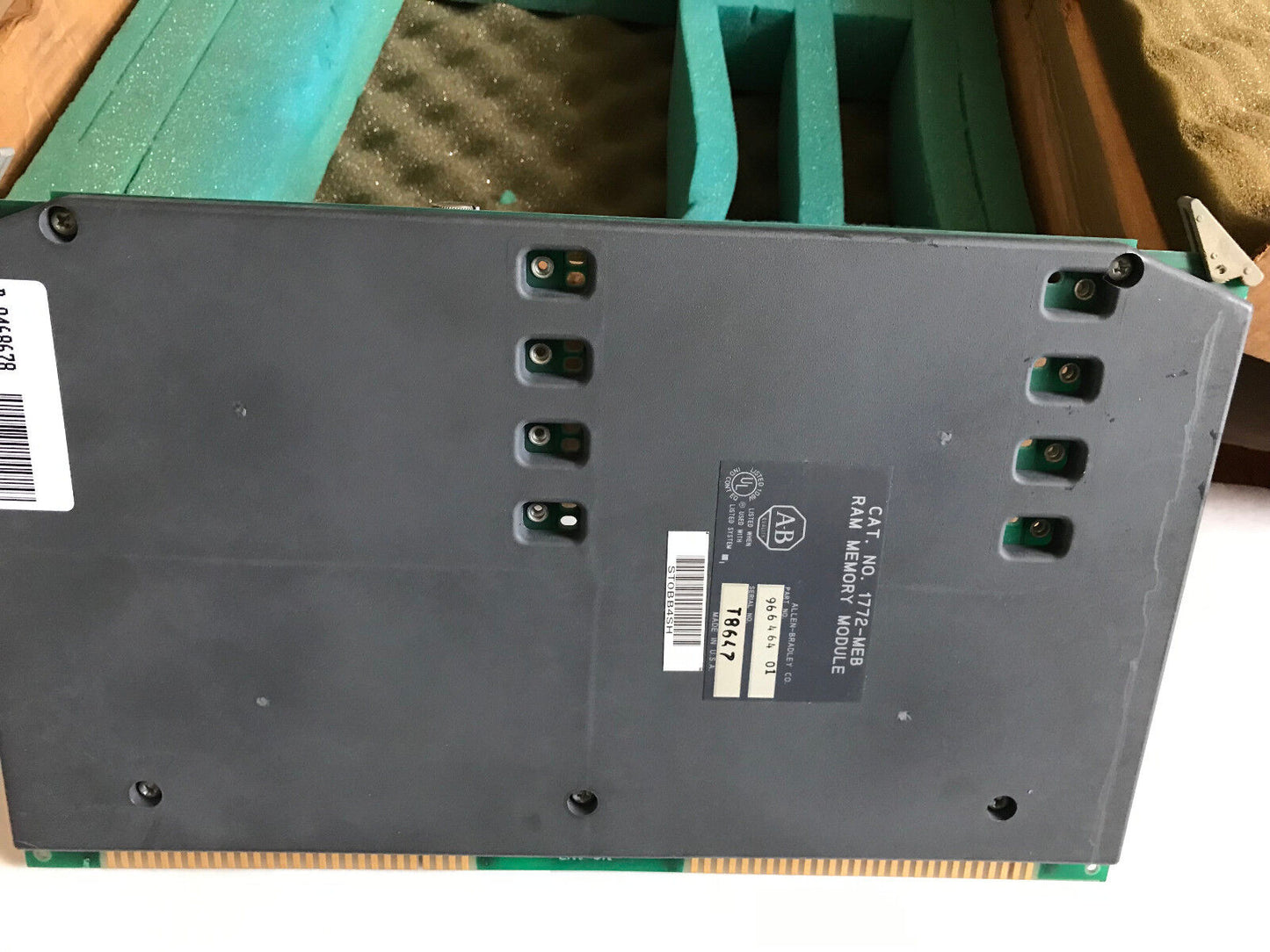 Allen Bradley 1772-Meb,960223 Rev-E2,966464 01,Ram Memory 16K Ram Plc-2/30,St