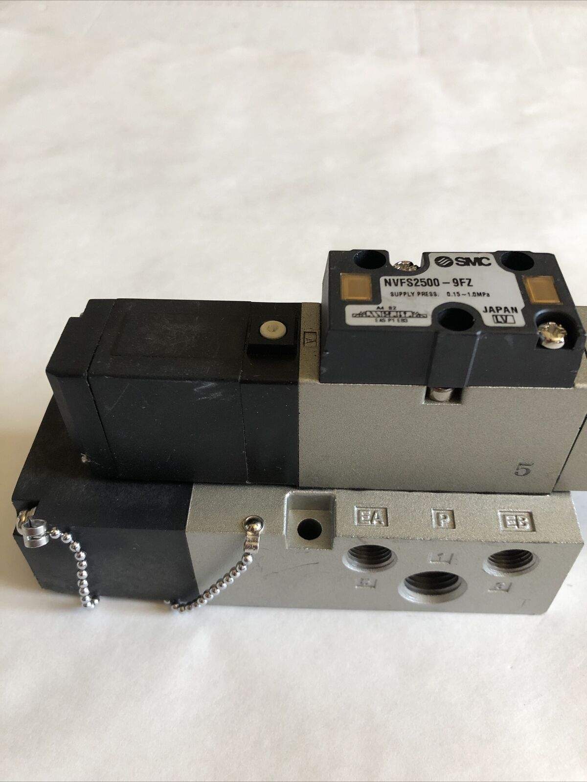 New Smc Nvfs2500-9Fz  , Ac19-26.5V ,Ac20.5-27.5V Pneumatics Valve,Dg