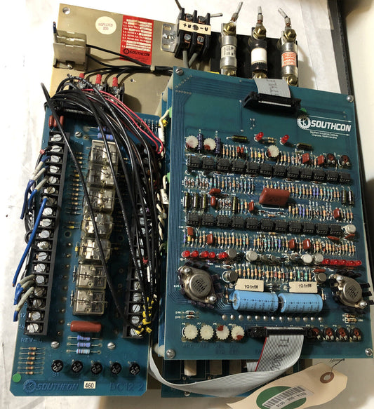 Southcon Dc12 Dc Drive,15 Hp,3-Phase,460V,7904 (6)Skkt91/14D,Dc12-2,J#7904 Vn,Bo