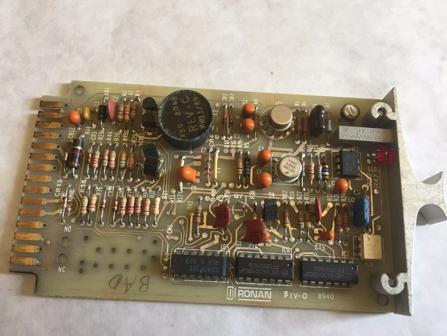 Ronan Fd-4000,Ronan Ss2165h,Piv-O,Fd4000,Ronan Engineering Fd-4000 Pc Board,Cw