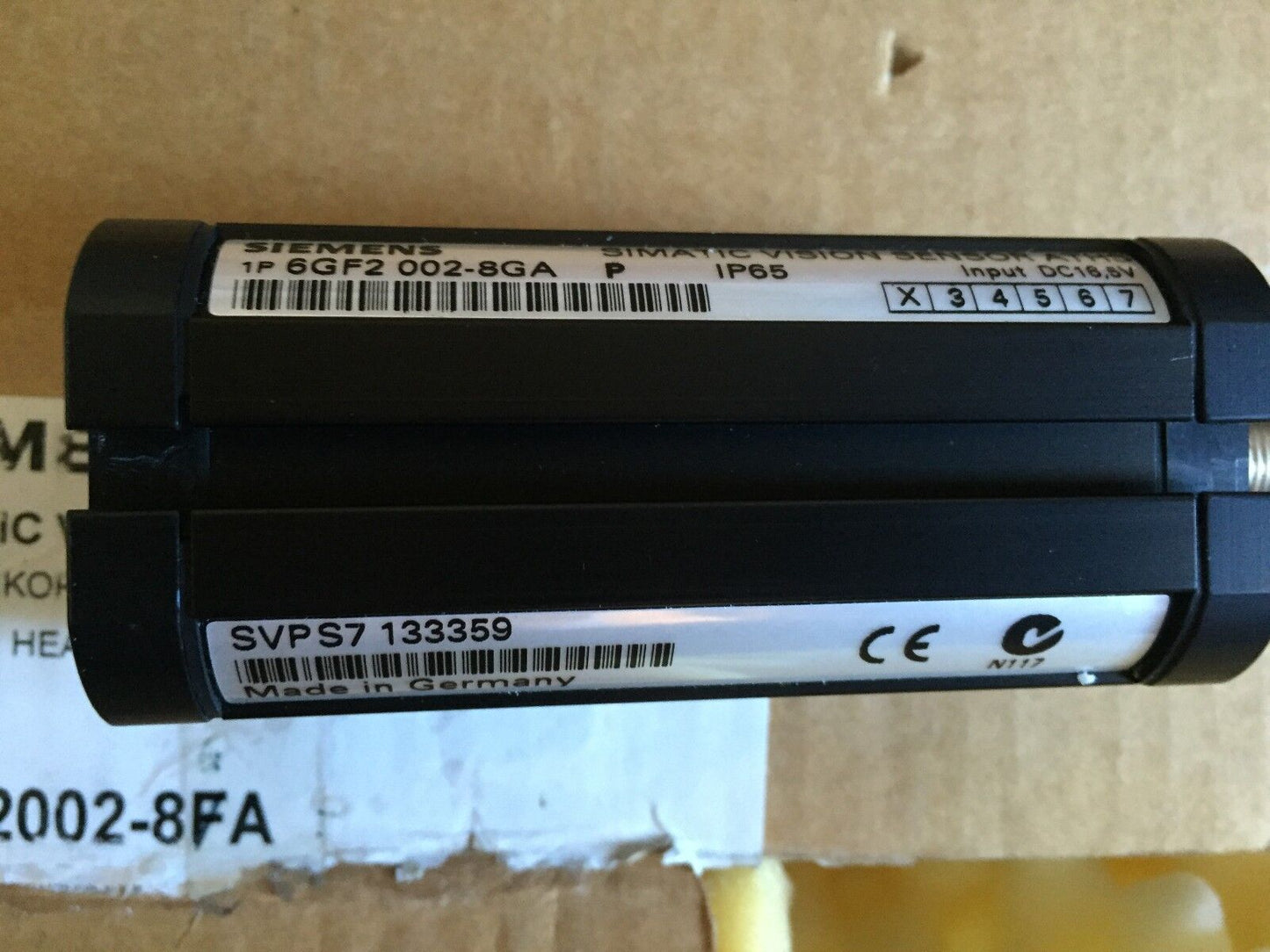 Siemens 6Gf2002-8Ga,1P 6Gf2 002-8Ga,Svps7 133359 Sensor Head Simatic Vs,Fi,Sf,Bq