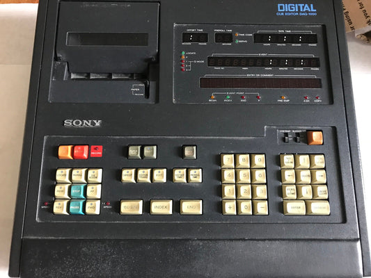 Sony Digital Daq-1000 Cue Editor System Keyboard,Er