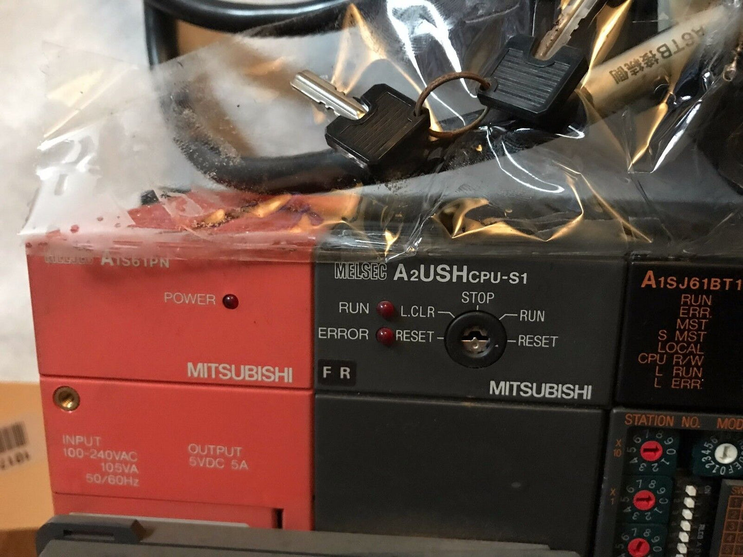 Mitsubishi A2ushcpu-S1,A1s61pn,A1sj61bt11,A1sx42,Bd626e680g53a,A6tbxy36 Plc,Aw