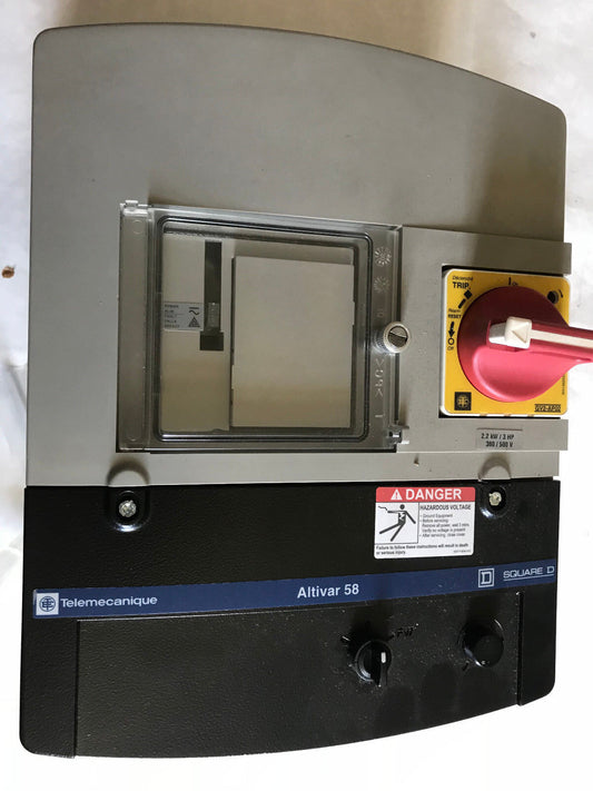 New Telemecanique Atv58eu41n4u,Altivar 58 Ac Drive,3 Hp,3-Phase N998 Square D,Ah