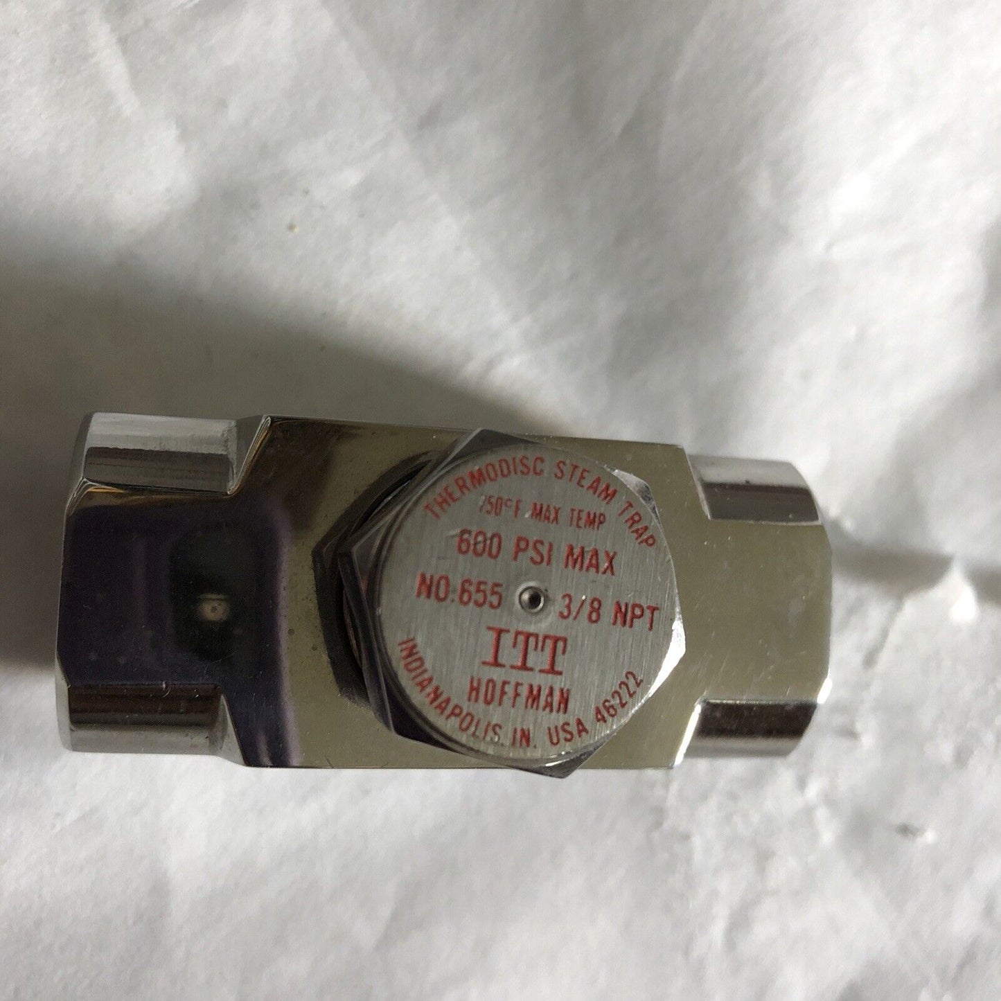 New 3/8” Itt Hoffman No 655 Steam Trap Thermodisc Trap 655 600Psi,Bu,Bp