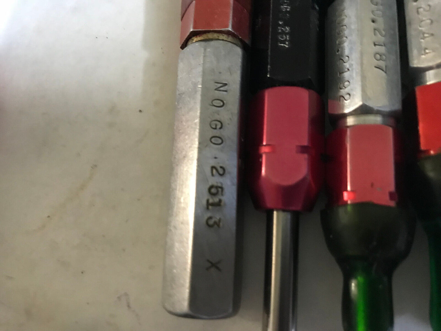 Lot Plug Gage Go Nogo Van Keuren .2037,2044,233,2499,280,2685,2280,375,3860,Es