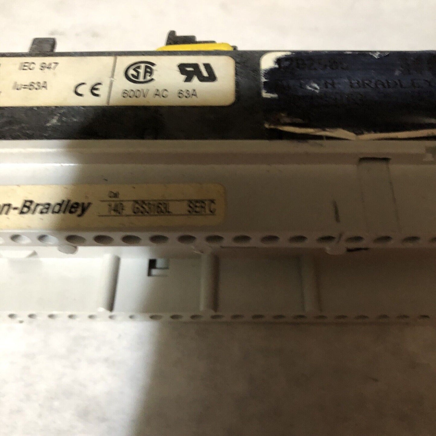 Allen Bradley 140-S2-63L,63 A Manual Starter A-B 140-Gs3163l,Iec 439-1,947-7,Bf