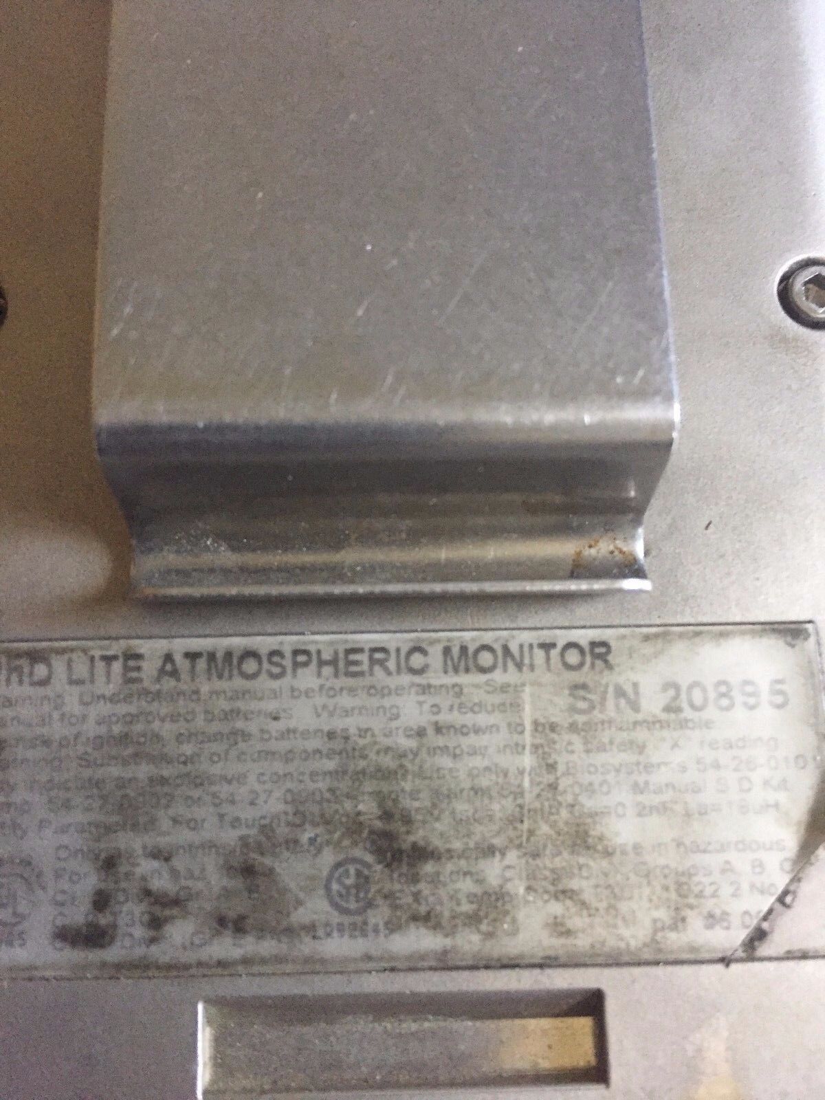 Phd-Lite 5423000 Biosystems Inc Gas Atmospheric Monitor ,Fl