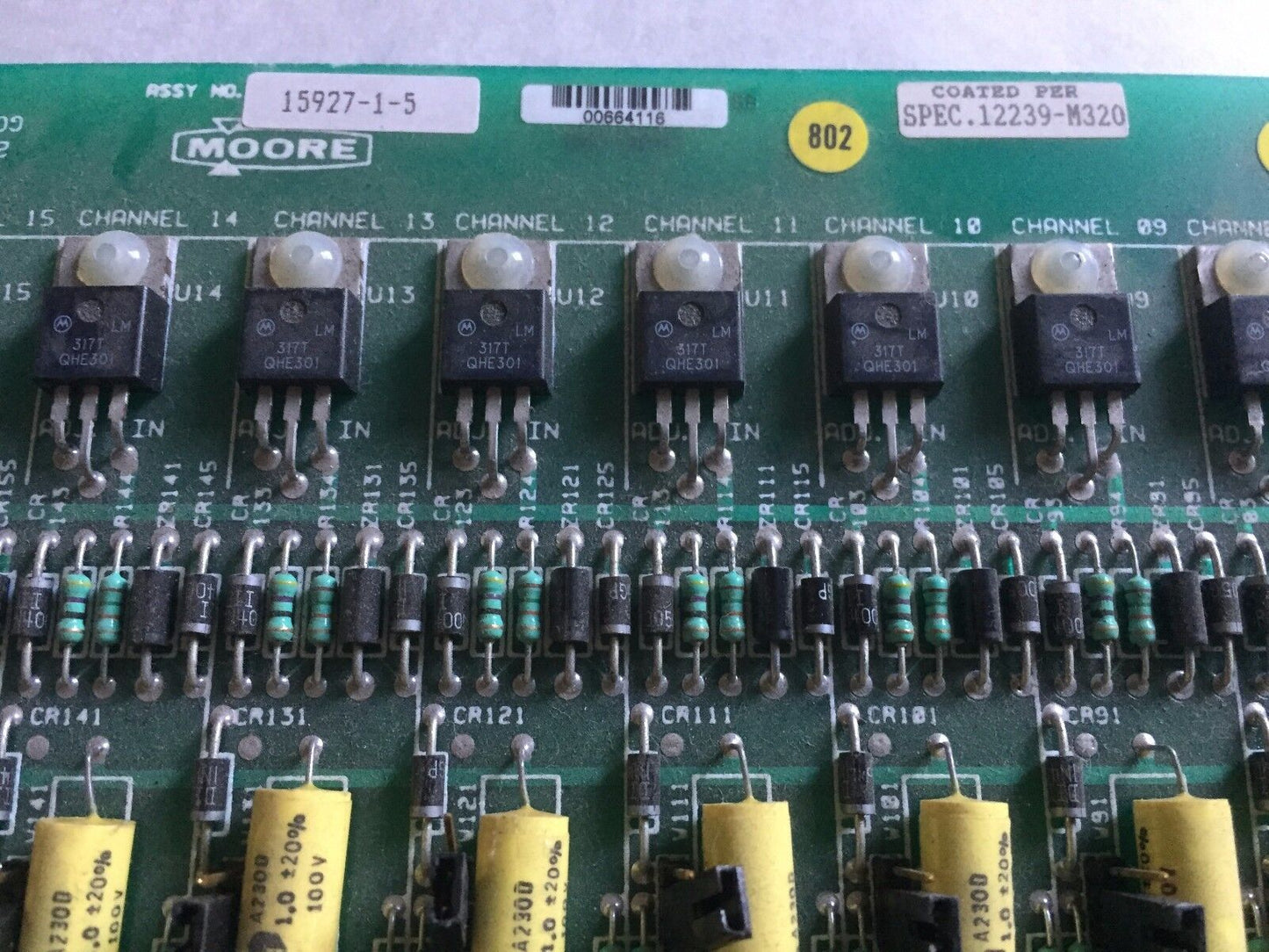 Moore 15927-1-5 Board 16 Channel 15927,Ss