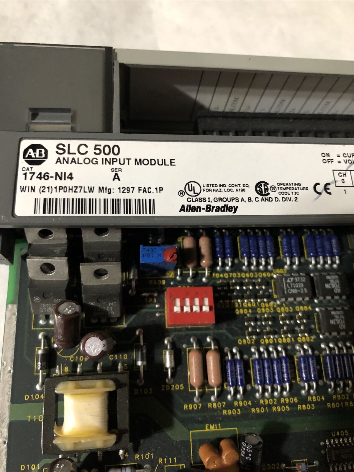 Allen Bradley 1746-Ni4 Scl 500 Analog Input Module,A-B 1746-N14,Fi