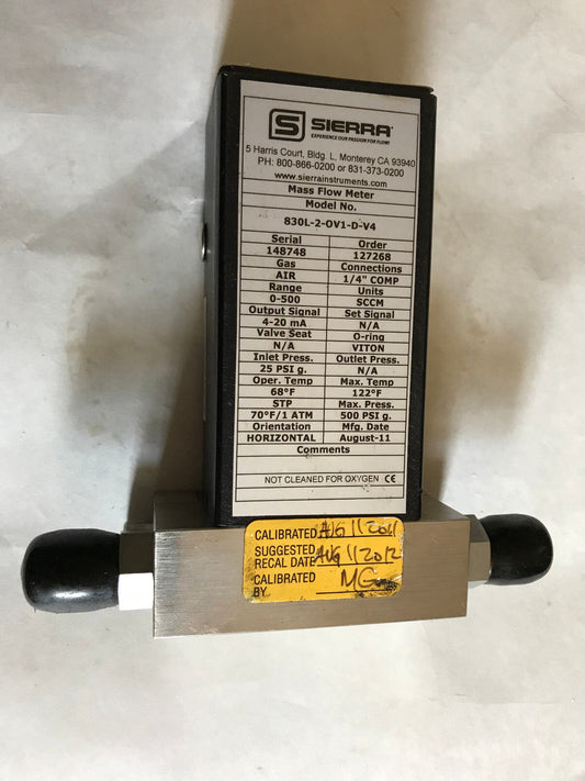 Sierra 830L-2-Ov1-D-V4 Flow Meter  830L-2-0V1-D-V4 Side-Trak,Aa