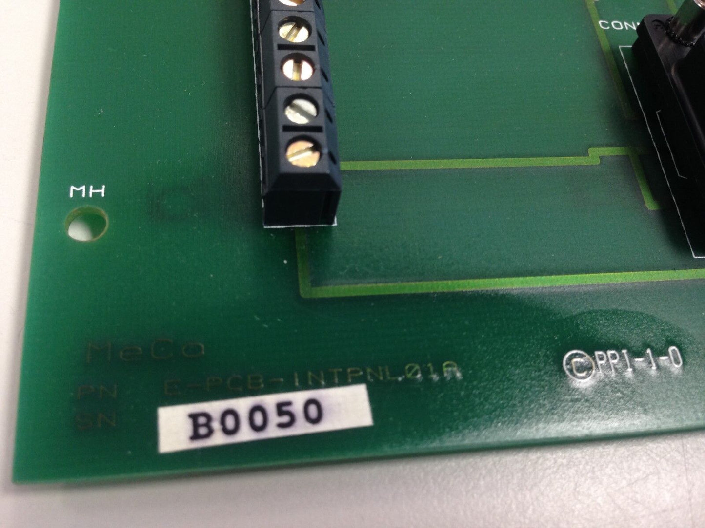 New Meco I/O Pcb Card Circuit Board E-Pcb-Intpnl01a  Ppi-1-0,9329,Fg