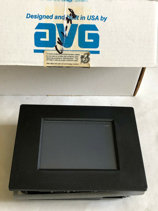 New Avg Eztcc-S6w-S,Ez Automation Operator Interface 6" White On Blue Display,Cf