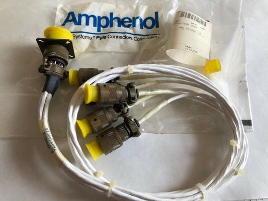 New Amphenol P23461-1,5 Spindle Transducer Connector Cable Assembly,Cordset,Di
