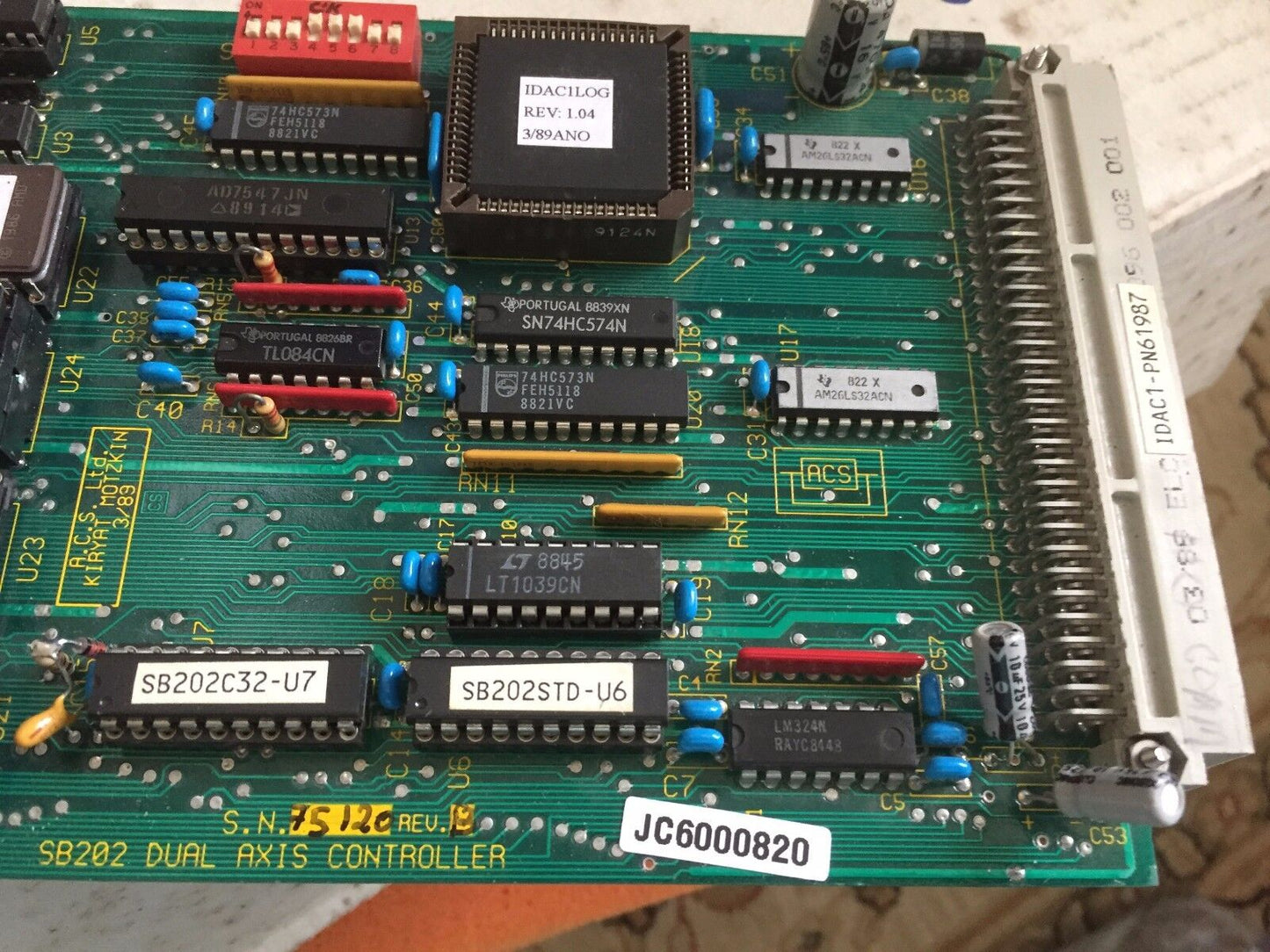 New A.C.S. Sb202,Idac1-Pn61987 Acs Sb202 Dual Axis Controller,Bz