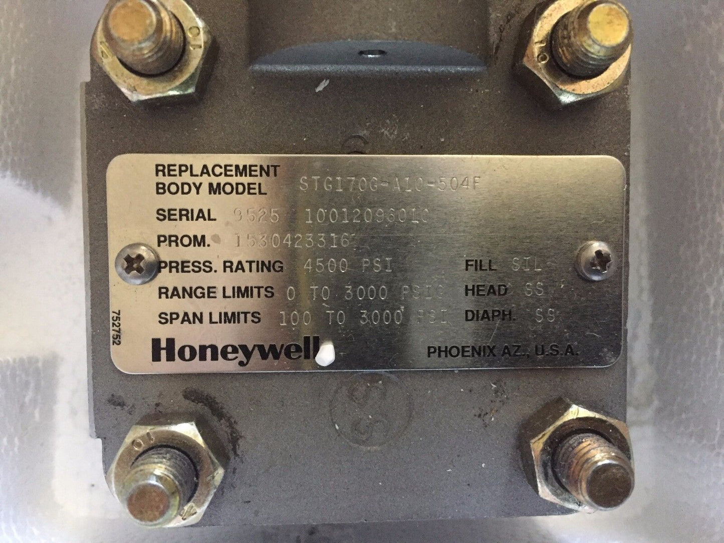 New Honeywell Stg170-E1g-00000-Mb,Smart Transmitter St3000,Stg170g-A10-504F,Ac