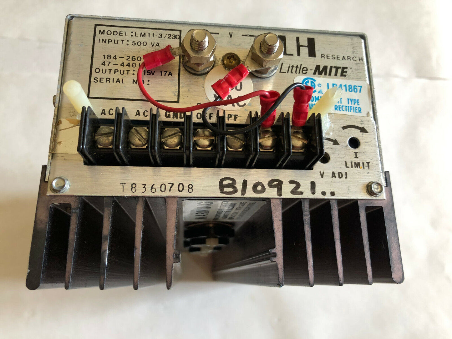 Lh Lm11-3/230,Lh Research Lm11-3/230,Little-Mite Lr41867,845358-022,So