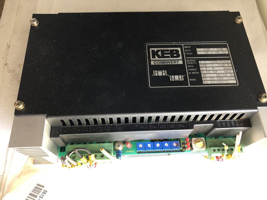 Keb Combivert Inverter/Drive 91140225, 5-Phase,220/240V,0.55Kw,06.58.200-1229,Tk