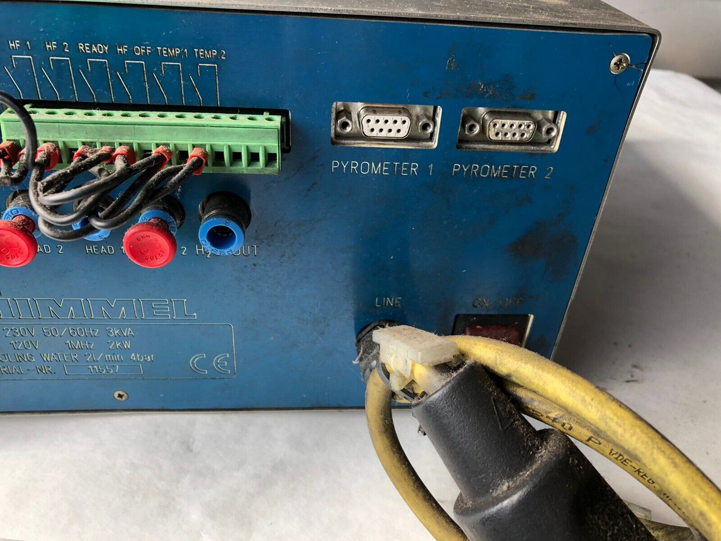 Himmel Hu2000 Temperature Controller,D-72072,230Vac Cooling Water 21/Min Hoch,Ch