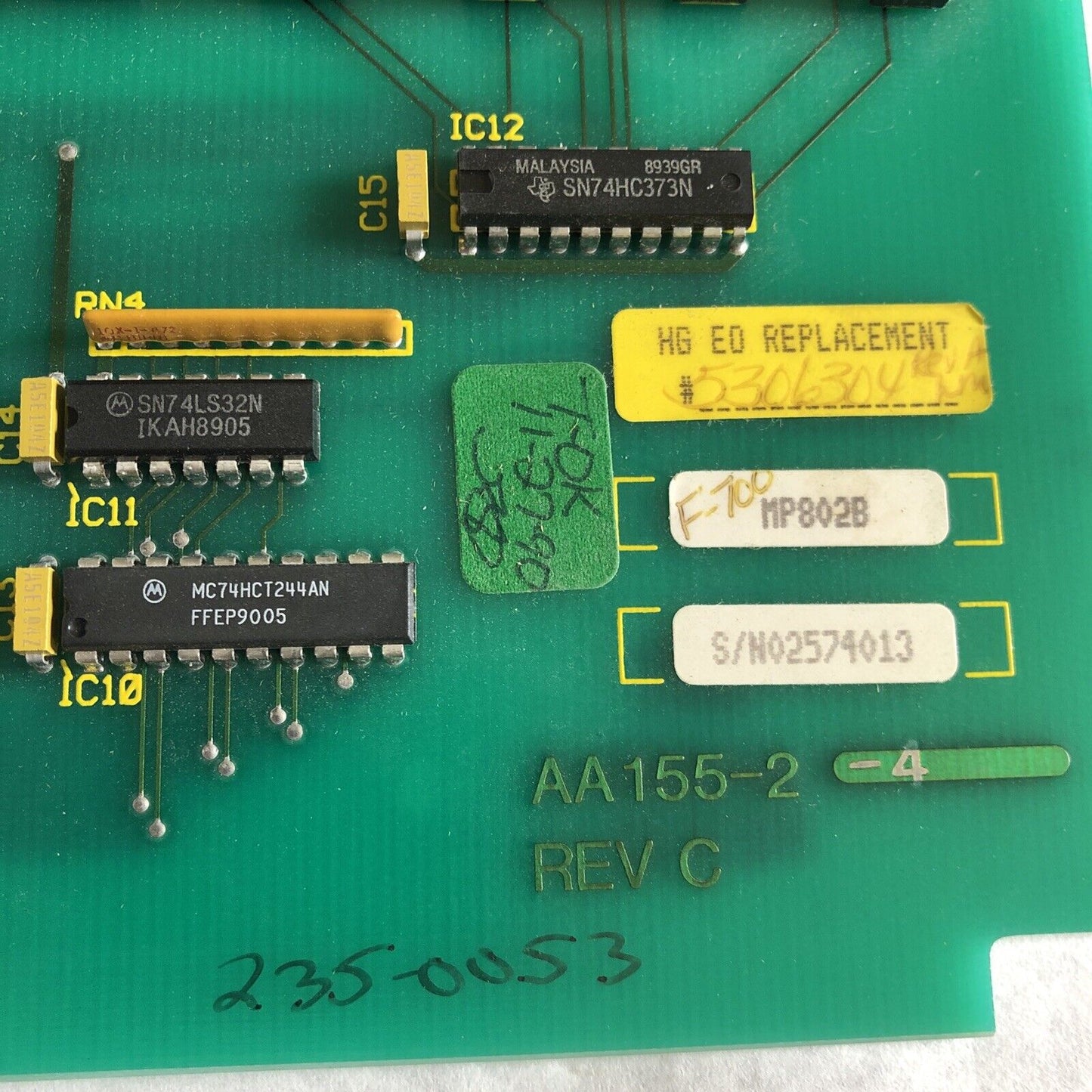 Burr-Brown Mp802b,Aa155-2-4,Aa155-2, Pc Board Digital Output,Fl