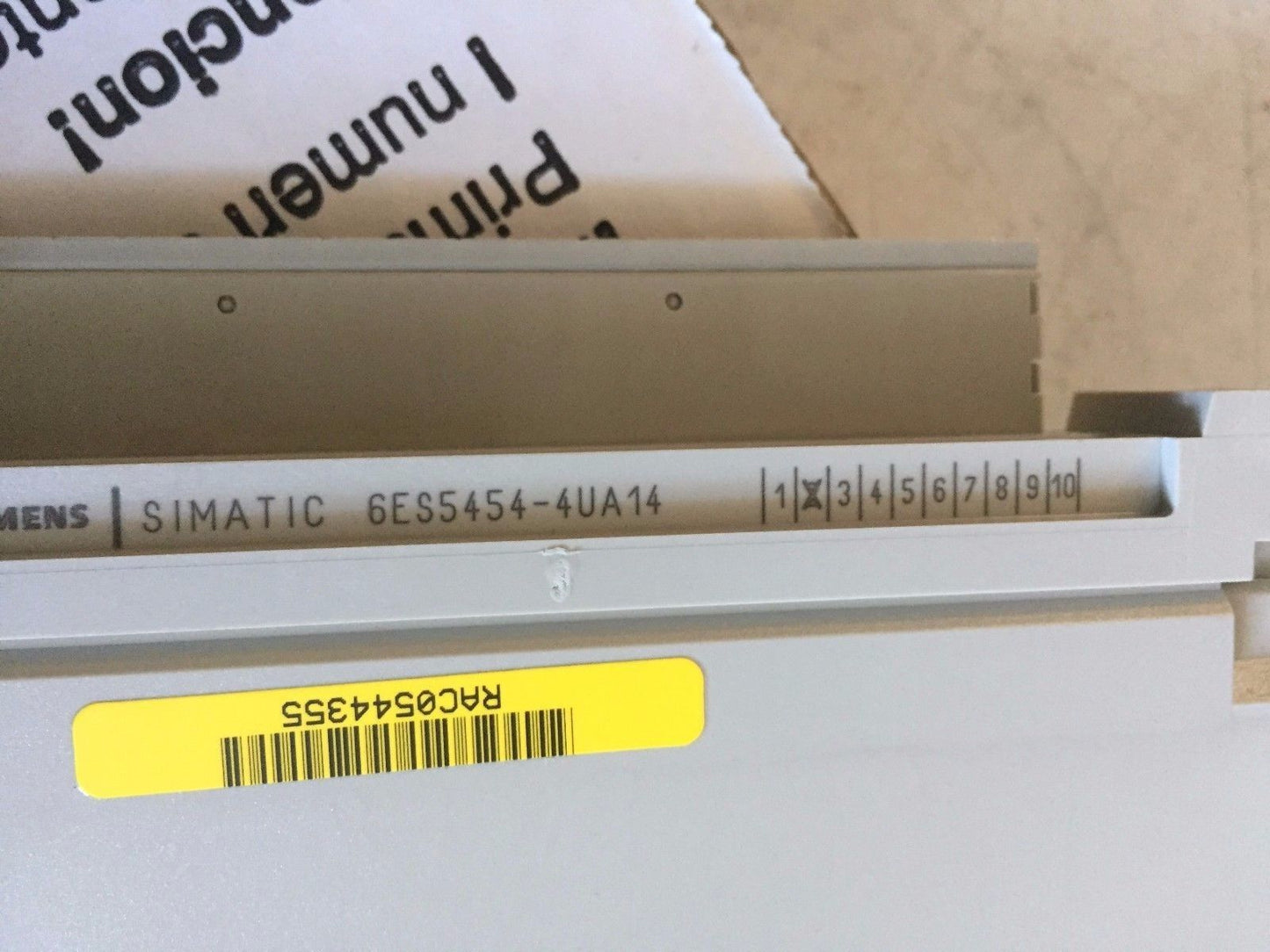 Siemens 6Es5454-4Ua14 Simatic S5 I/O,09 981 300 Pc-Gf20 W79070-U1321-E042,Tk