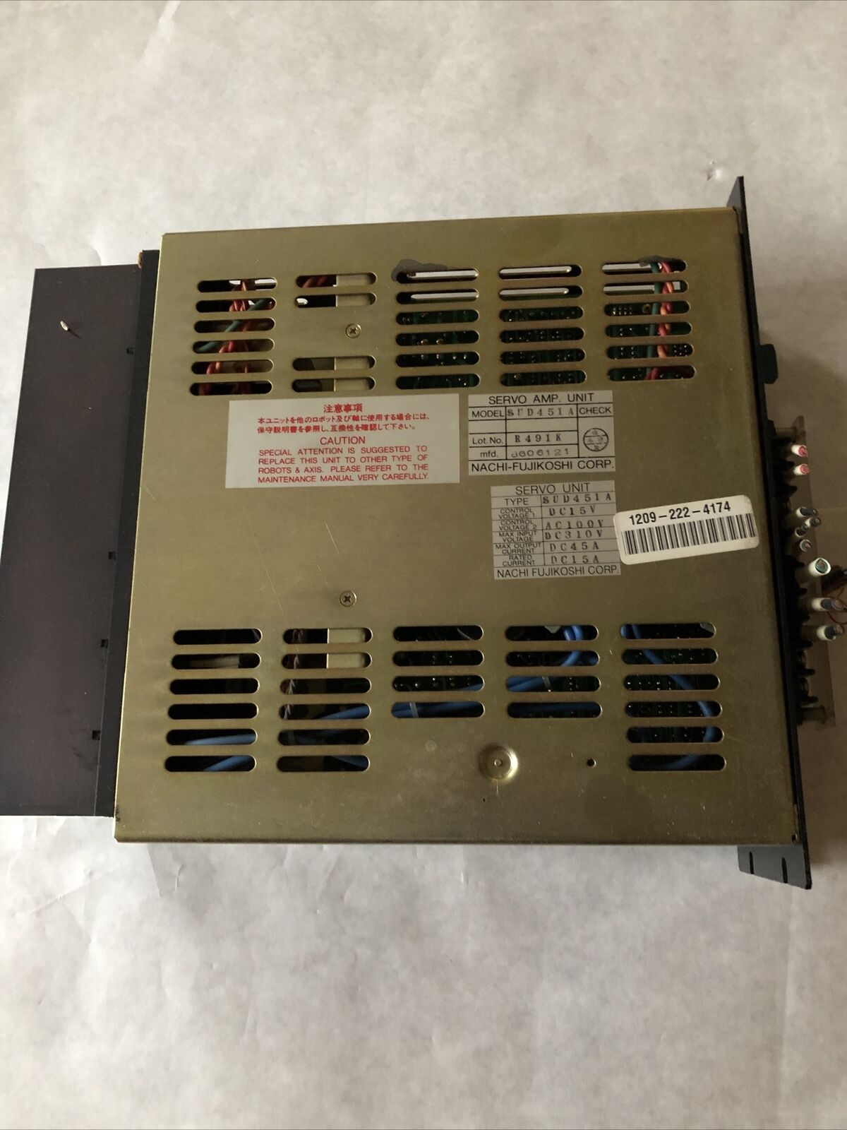 Nachi Sud451a,Sud-451-A ,Nachi Fujikoshi Sud-451A,8604  Servo Amp Unit,Be