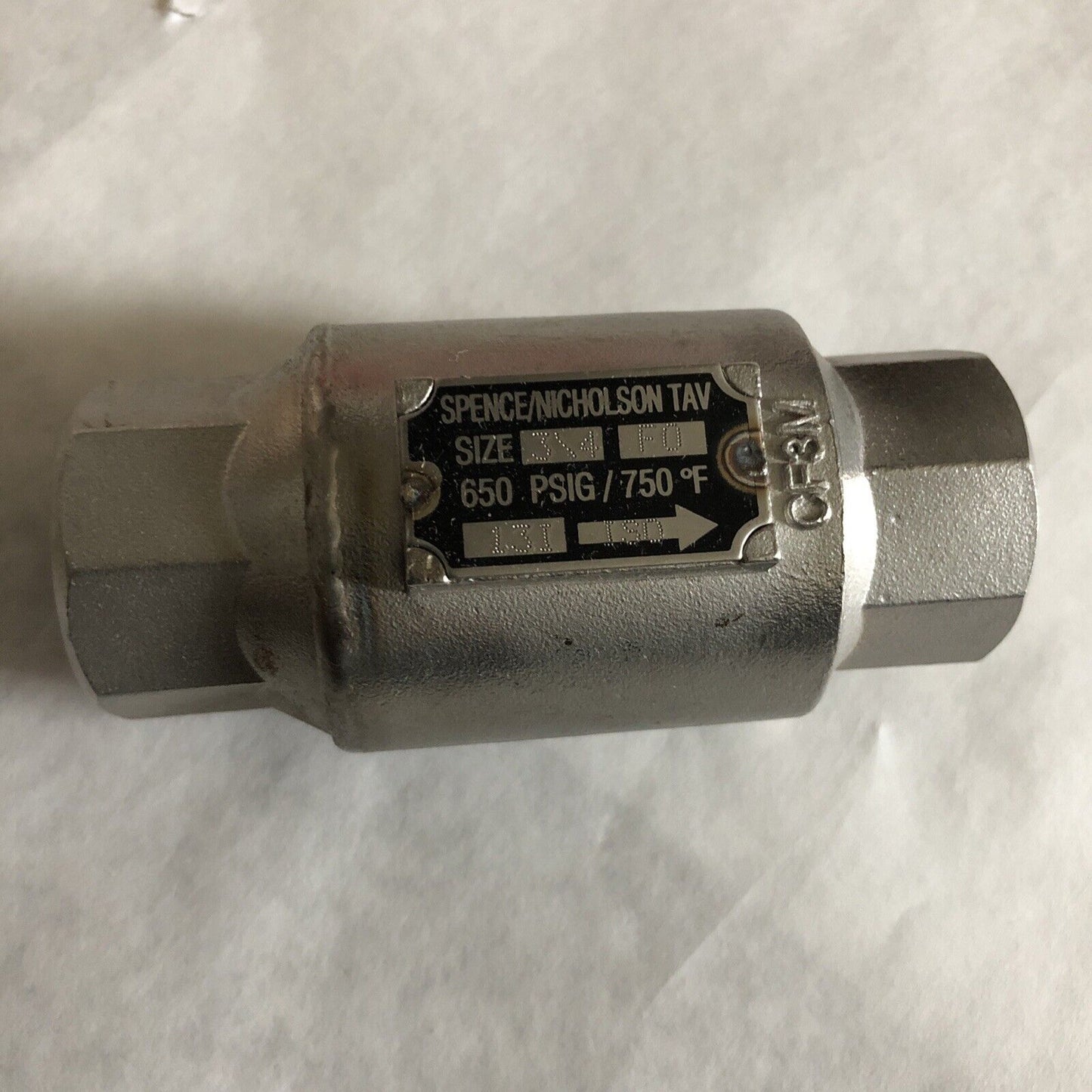 New 3/4" Npt Spence/Nicholson Tav,Bz