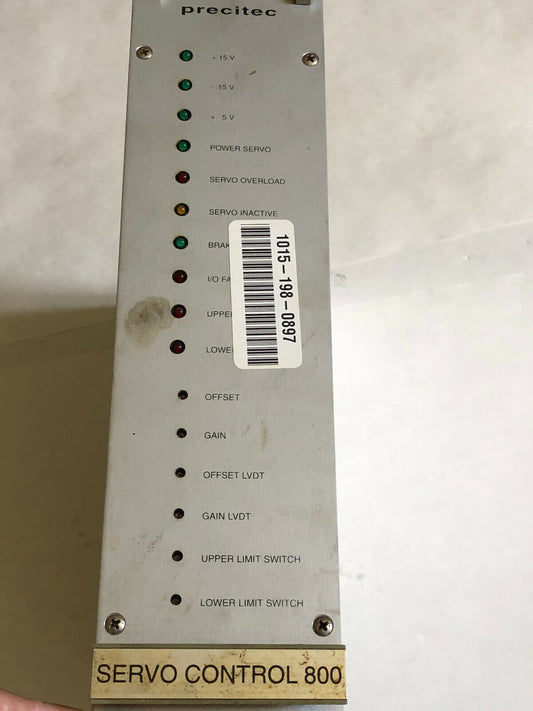 Precitec Cfc 30 Precitec P0800-100-00001 Servo Control 800,Sc 800,Gr 04039,Em