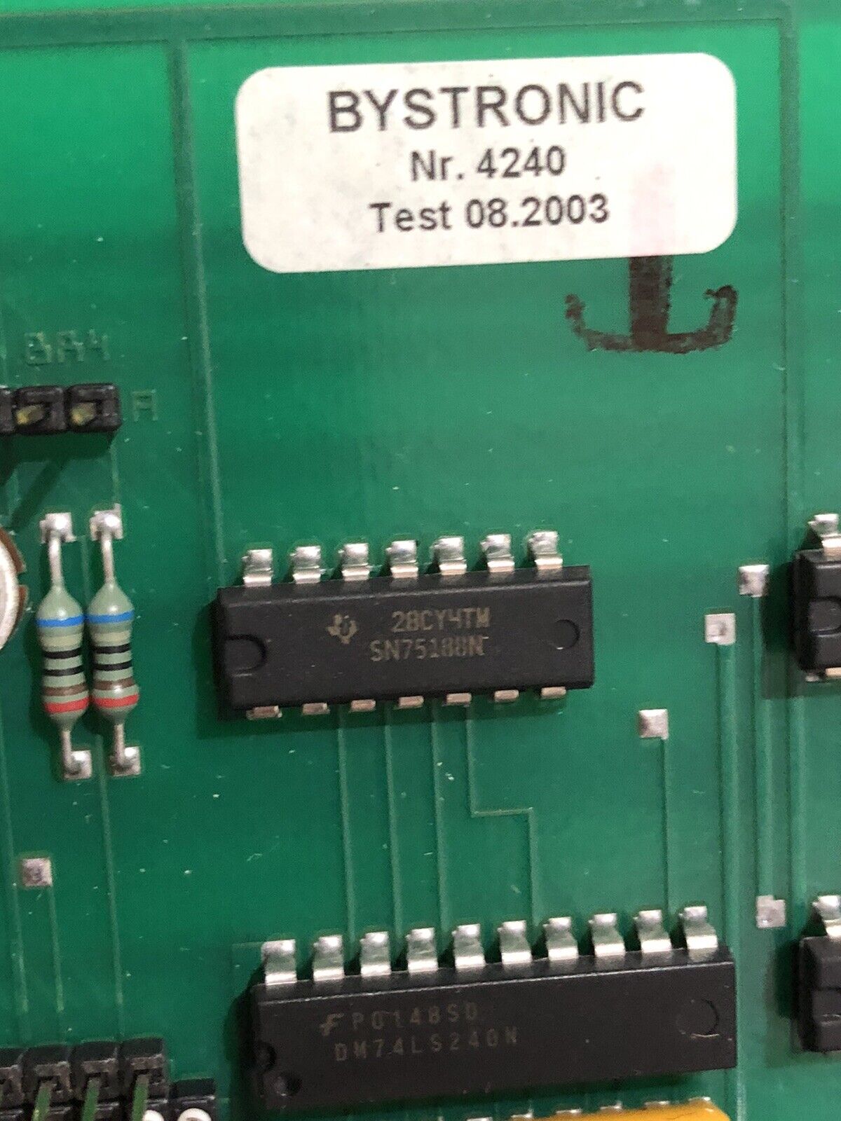 Bystronic 4630401 Sercom Control Circuit Board,4E0705-4-E Nr. 4240 E0705-S-E,Tl