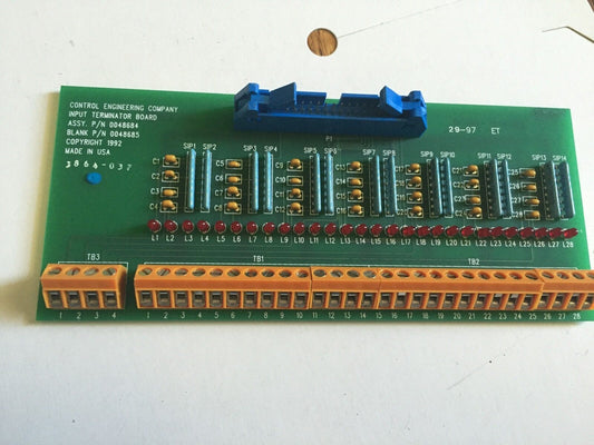 New Control Engineering 0048684,0048685 Output Terminal Board,En