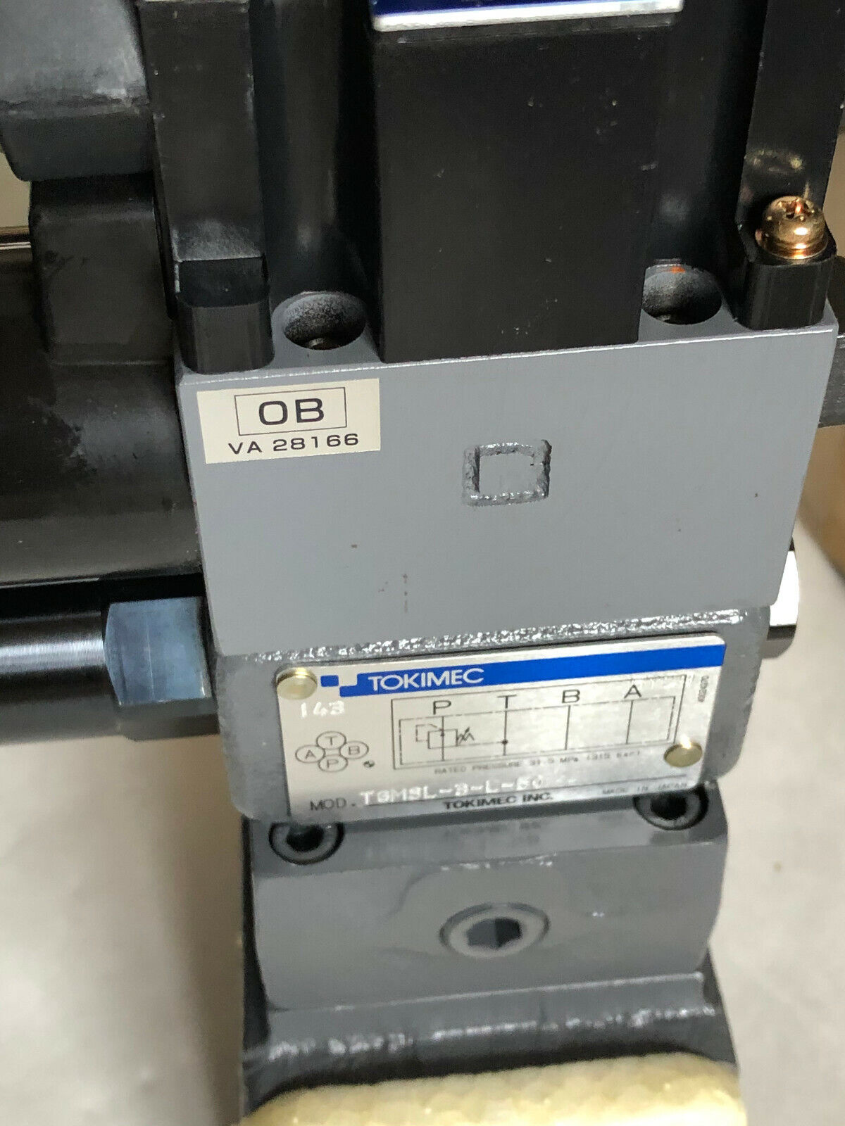 Tokimec Tcg50-03-Fe-P7-H-15 Sh,Dg4v-3-0B-M-P7-H-7-P12-54,Tgmsl-3-L-50 Valve,Ex