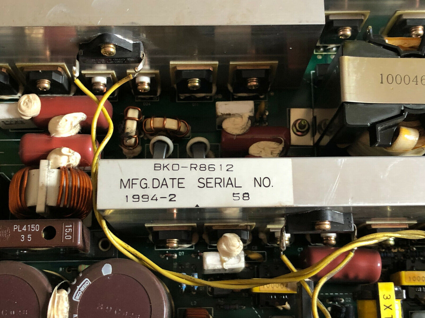 Mitsubishi Bko-R8612 Power Board Yec,6000498L-2,1000464E,Bk0-R8612,Ei