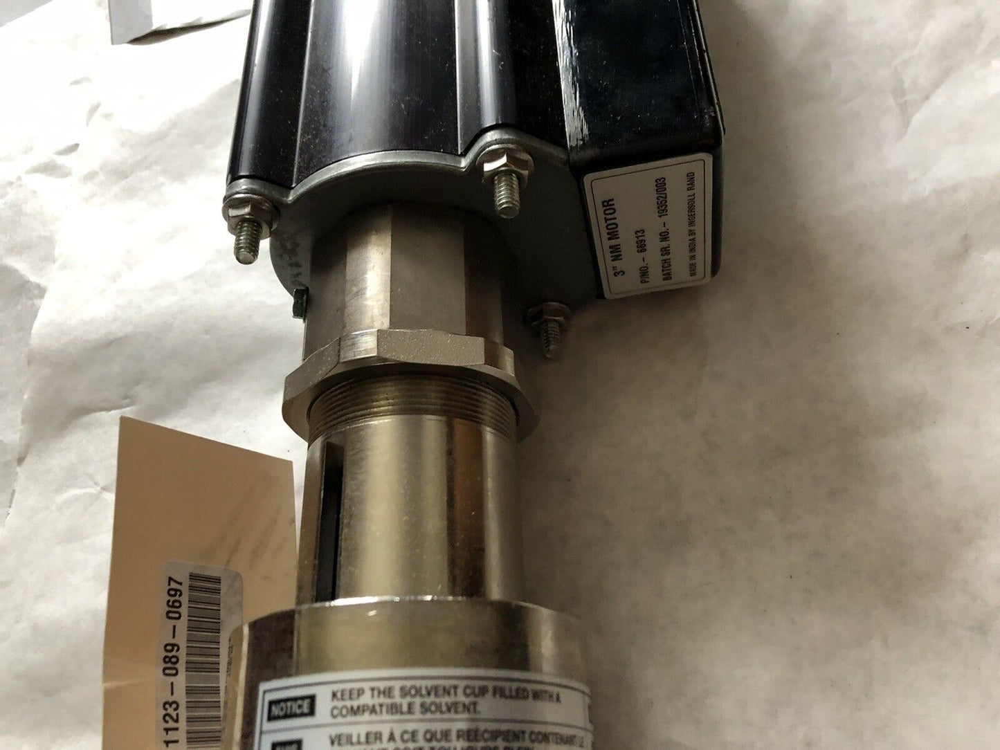 New Ingersoll Rand 66913,Nm2304a-11-311,3” Nm Motor Assembly,Aa