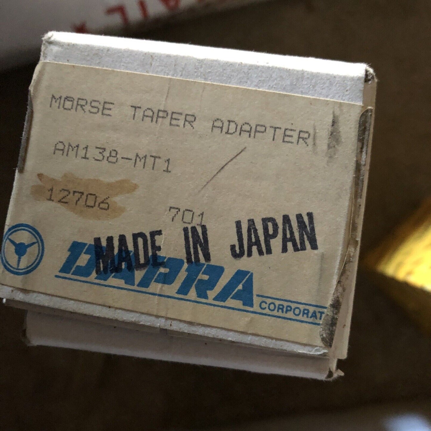 New Lot 2 Dapra Am138-Mt1 Morse Taper Adapter  #1 Mt ,Showa Am138-Mt1,An