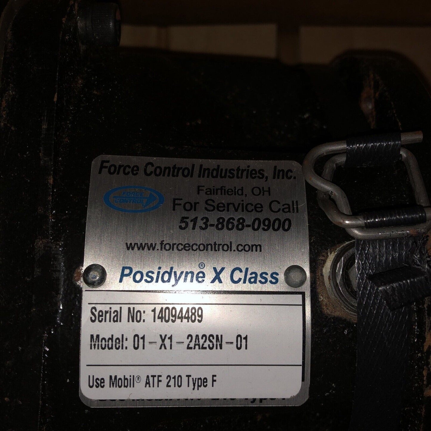 New Force Control 01-X1-2A2sn-01,Posidyne X Class Gear Servo Motor,Bt