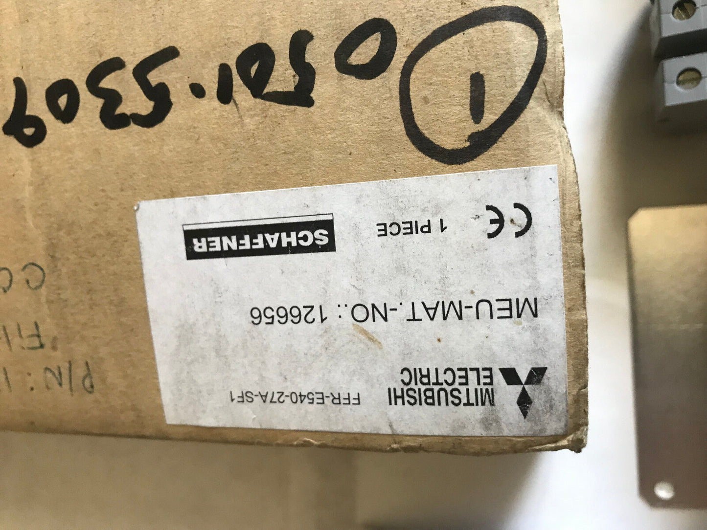 Mitsubishi Schaffner Ffr-E540-27A-Sfi Rfi Filter Unit Meu-Mat-No 126656 27A,Su