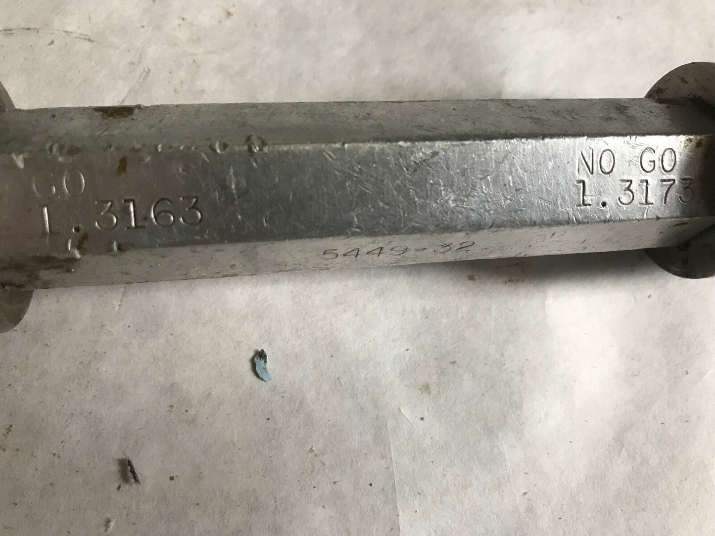 The Pipe Machinery Inspection Gage Go No Go Not Go  Plug Gage 1.3163 ,1.3173,Et
