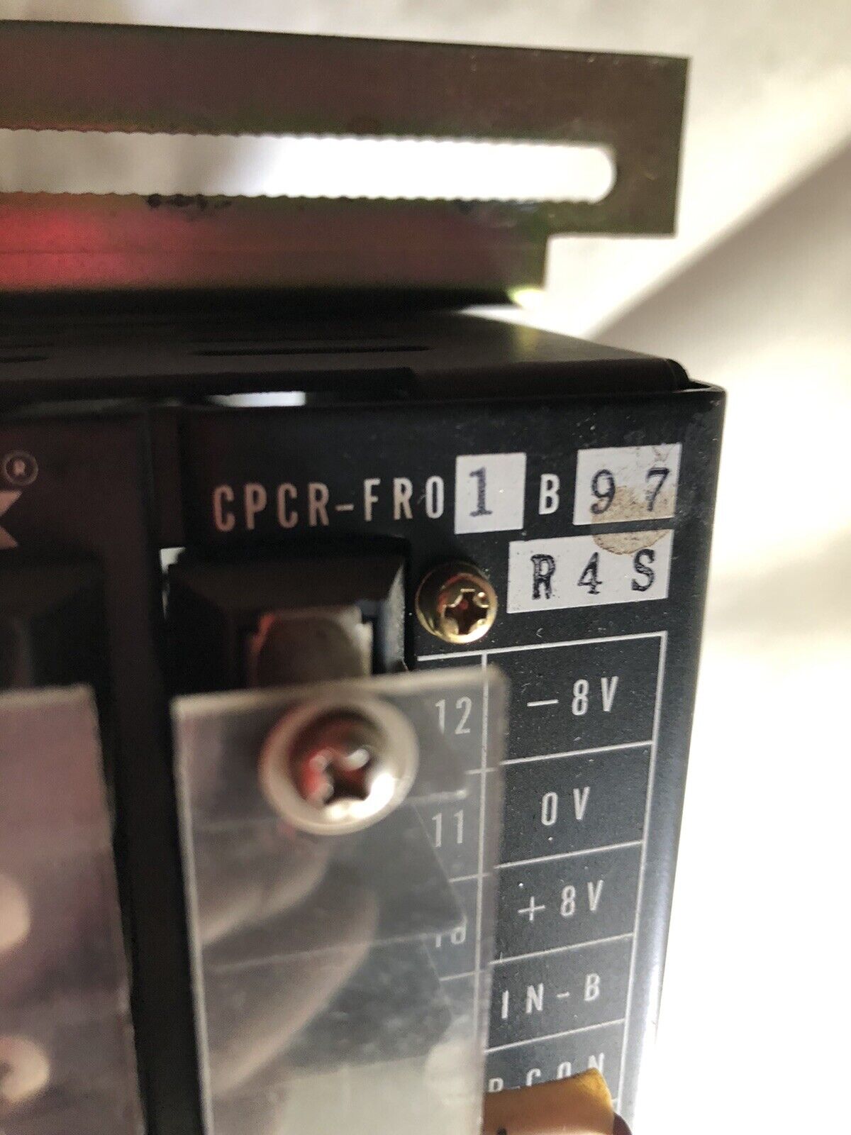 Yaskawa Cpcr-Fr01b97  R4s,Cur-M, Ifu 7.5A,Servopack,Cpcr-Fro B97,Cove-Fro1b97,Tc