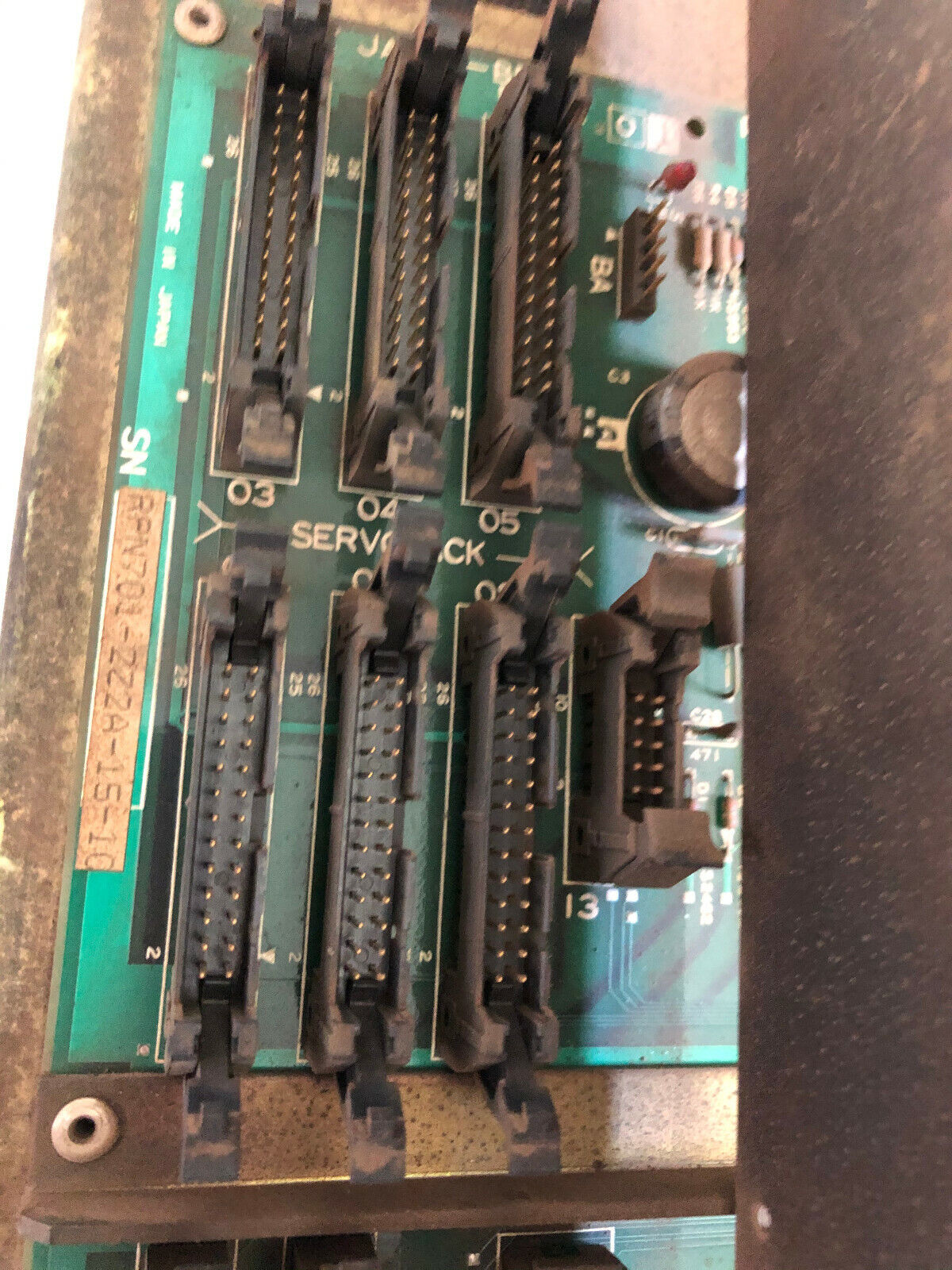 Yaskawa Electric Jznc-Rk41-4 Rack With Cps-10Fb,Cpi1,Mmi4, Mmi3 Board,Ch