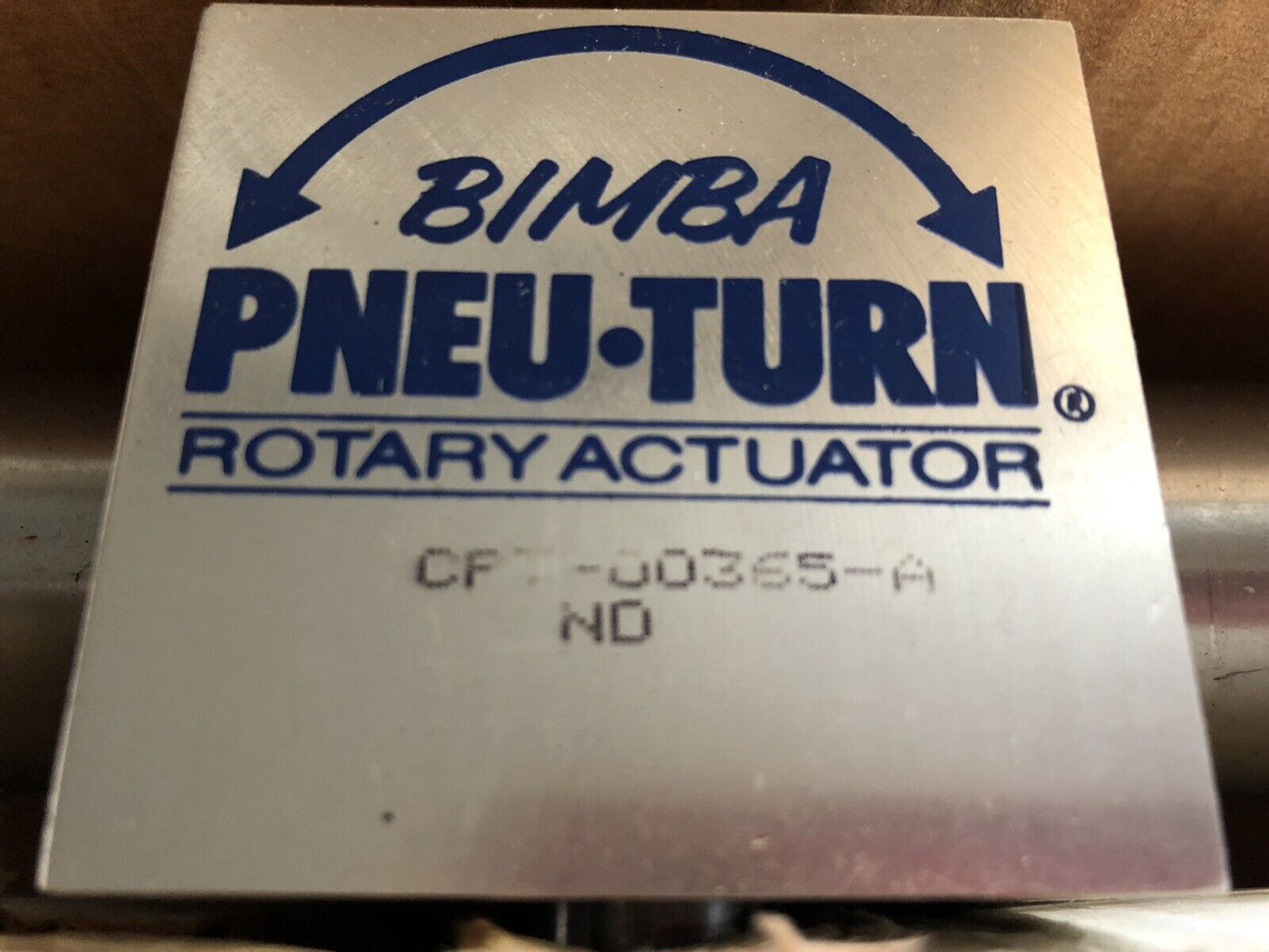 New Bimba Cpt-00365-A Nd Rotary Actuator Pneu-Turn Bimba Cpt-O0365-A,Cpt00365,Sm