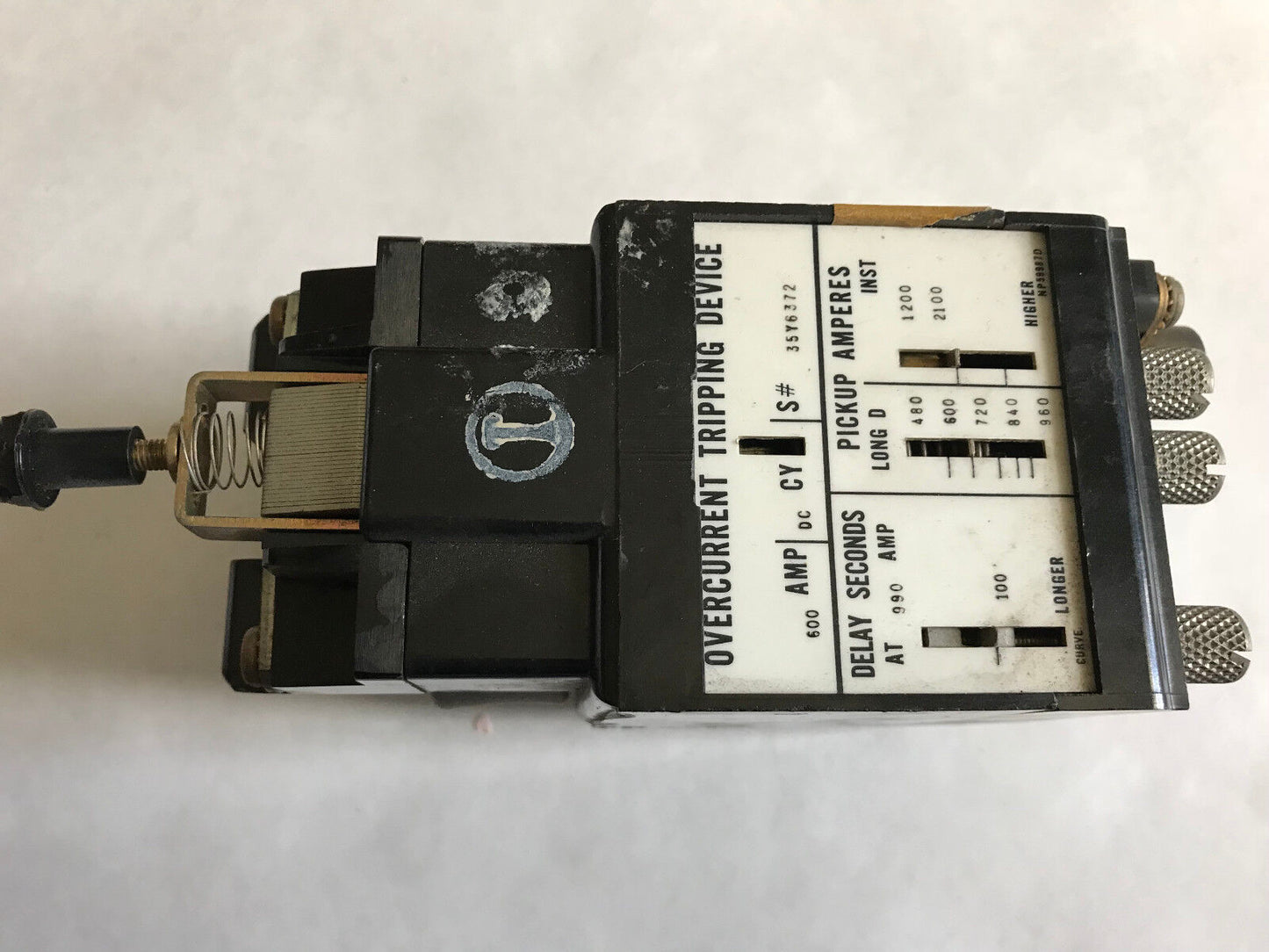 Westinghouse Db Breaker 600Amp,Np59987d Overcurrent Tripping Device,S-35Y6372,Ah