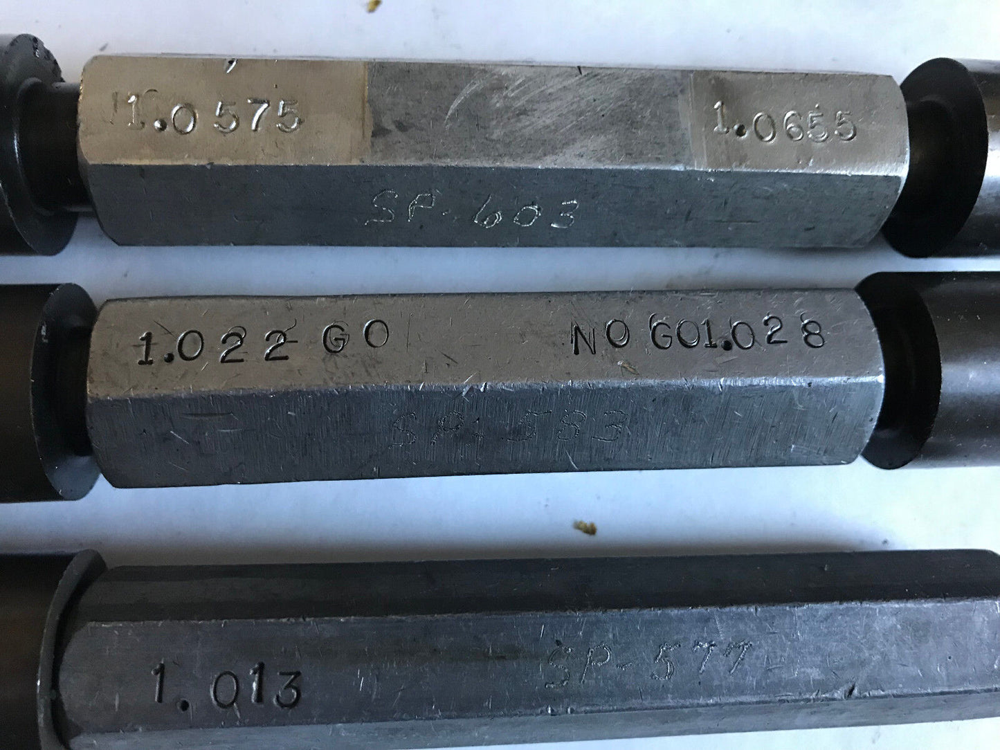 Lot The Pipe Machinery Go No Go Plug Gage 1.022,1.028,1.0575,1.0655,1.013,Sh